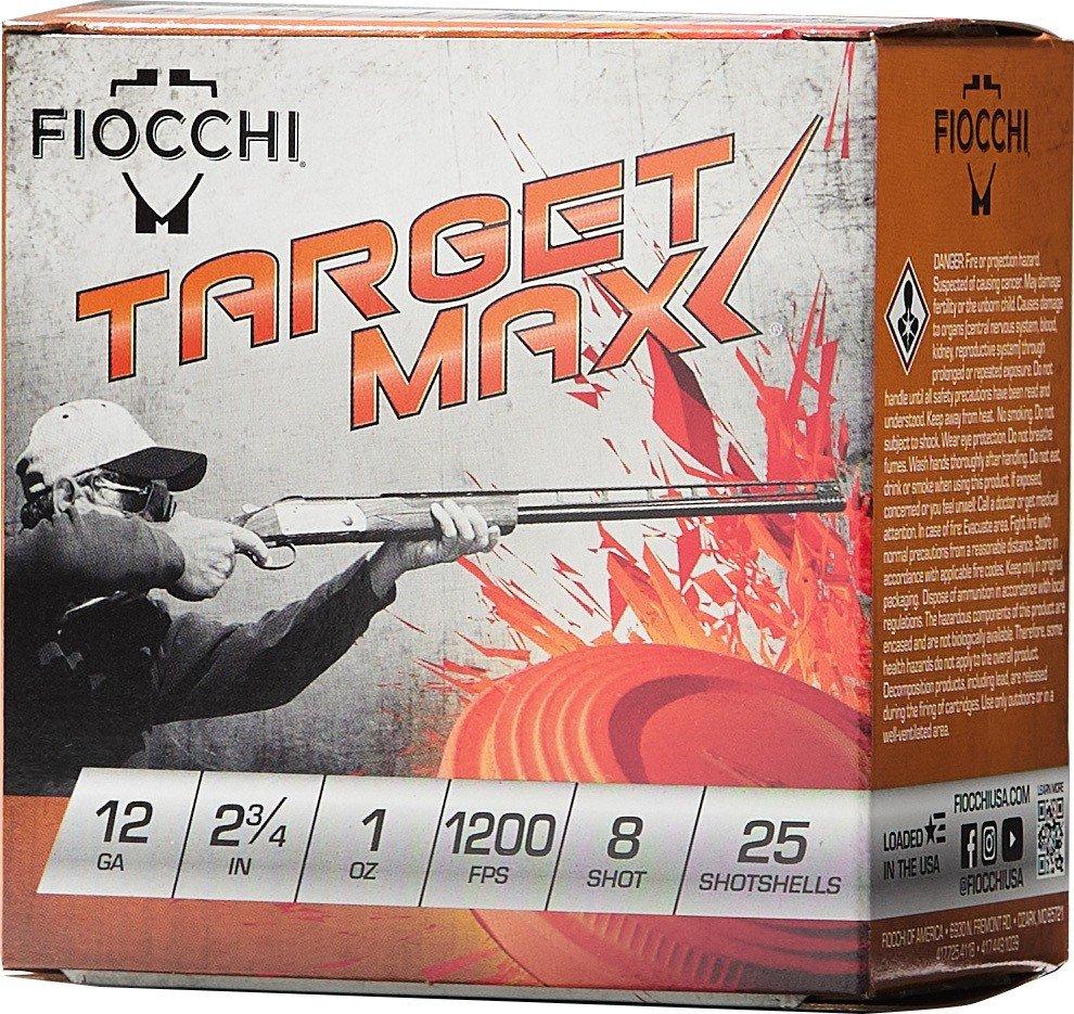 Fiocchi Scheels Exclusive Heavy Target Max 12 Gauge Shotshells 25 Round Box - Fiocchi