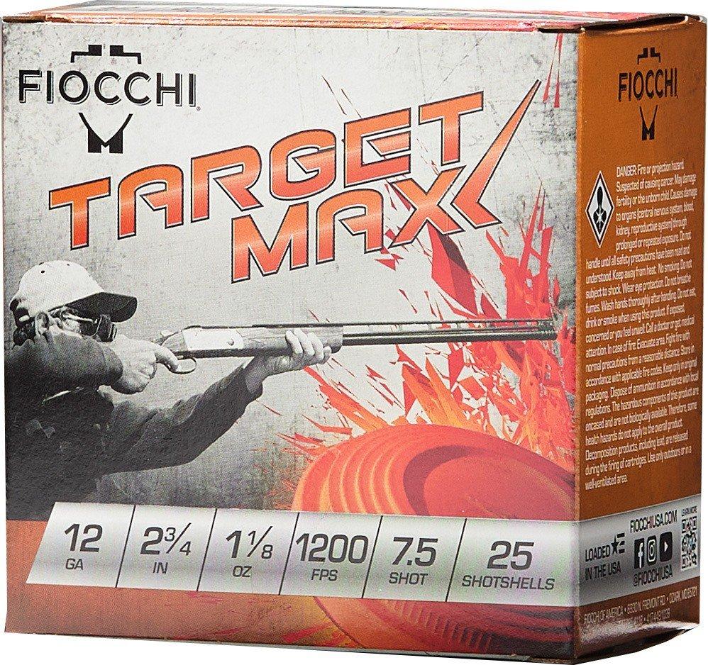 Fiocchi Scheels Exclusive Heavy Target Max 12 Gauge Shotshells 25 Round Box - Fiocchi