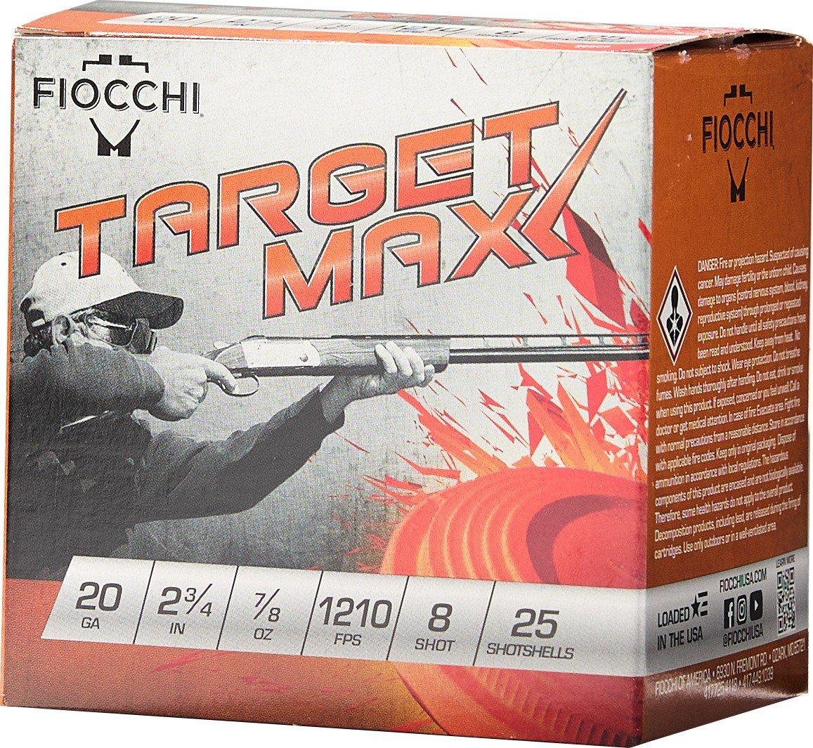 Fiocchi Scheels Exclusive Target Max 20 Gauge Shotshells 25 Round Box - Fiocchi