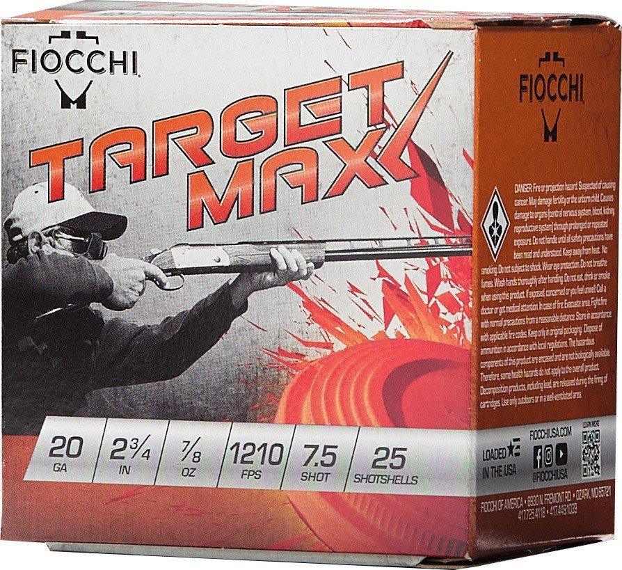 Fiocchi Scheels Exclusive Target Max 20 Gauge Shotshells 25 Round Box - Fiocchi