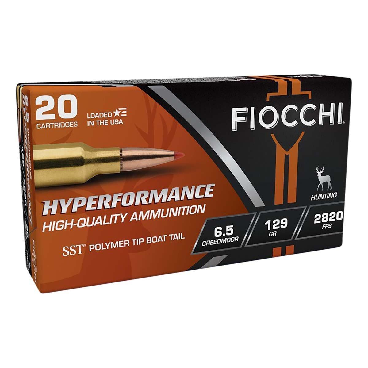 Fiocchi Hyperformance SST 6.5 Creedmoor Rifle Ammunition 20 Round Box