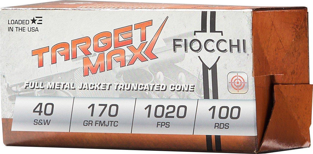 Fiocchi Target Max SCHEELS Exclusive 10mm Auto Handgun Ammunition 100 Round Box - Fiocchi