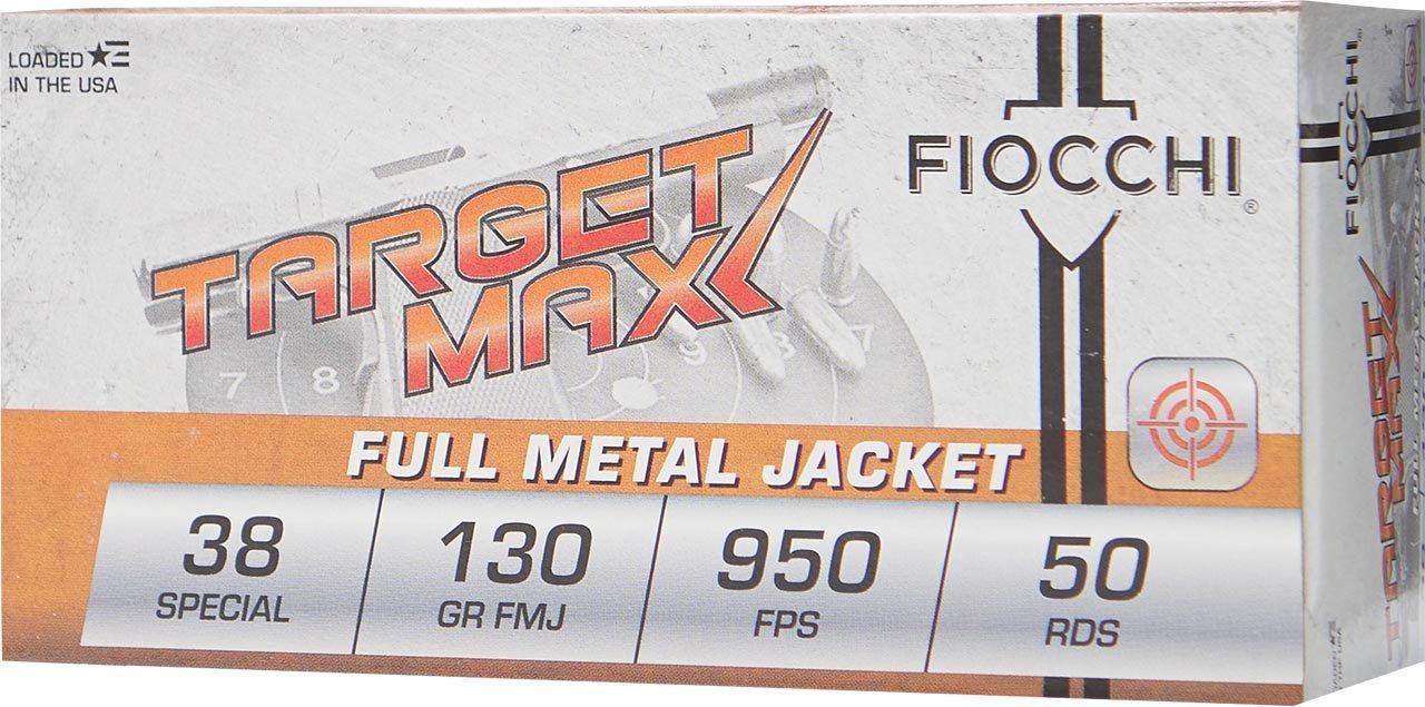 Fiocchi Target Max SCHEELS Exclusive FMJ 38 Special Handgun Ammunition 50 Round Box - Fiocchi