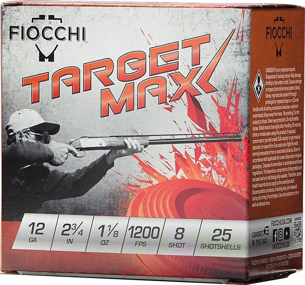 Fiocchi Scheels Exclusive Heavy Target Max 12 Gauge Shotshells 25 Round Box - Fiocchi