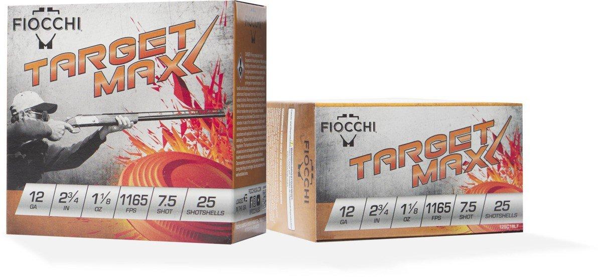 Fiocchi Scheels Exclusive Light Target Max 12 Gauge Shotshells 25 Round Box - Fiocchi