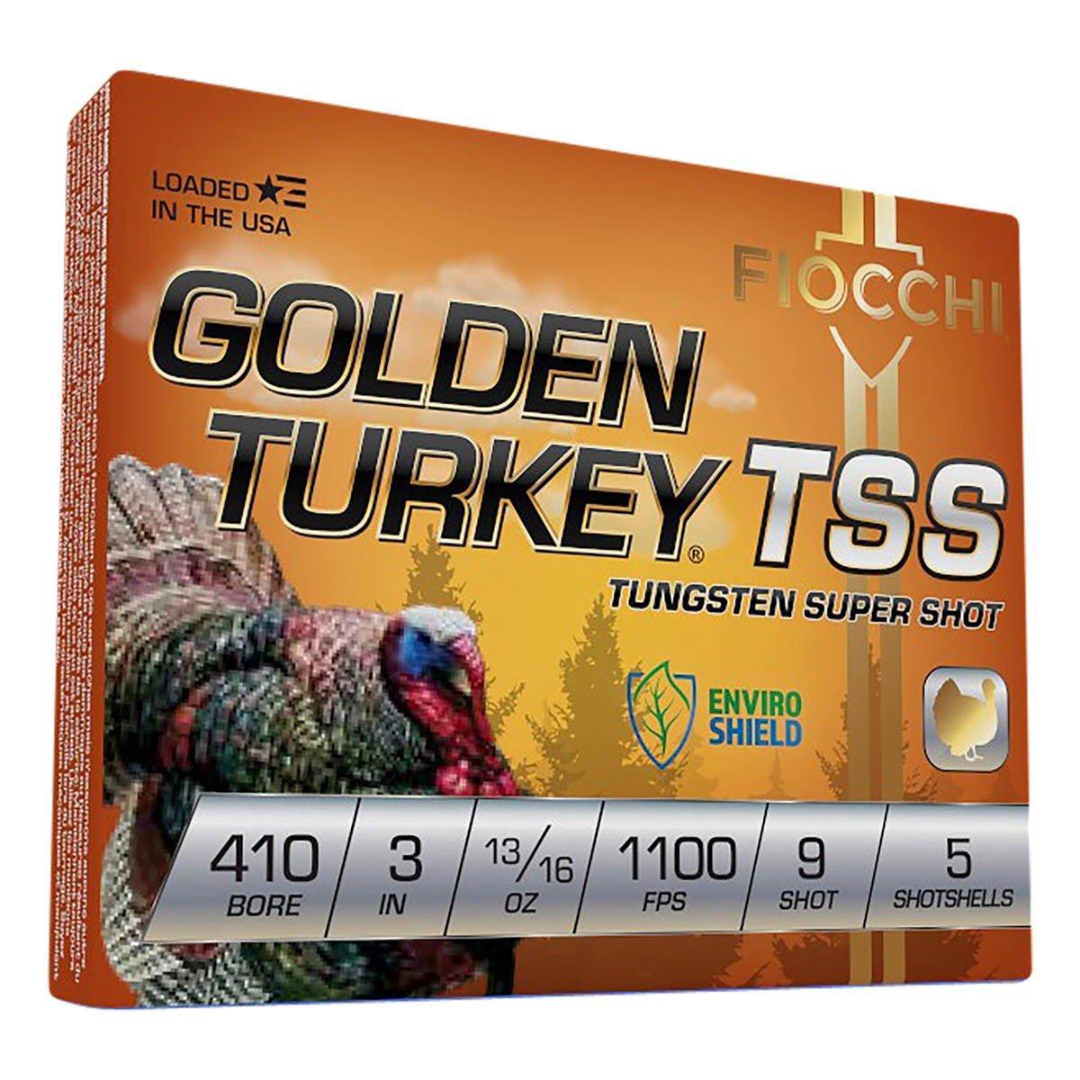 Fiocchi Golden Turkey TSS .410 Bore Shotshells 5 Round Box