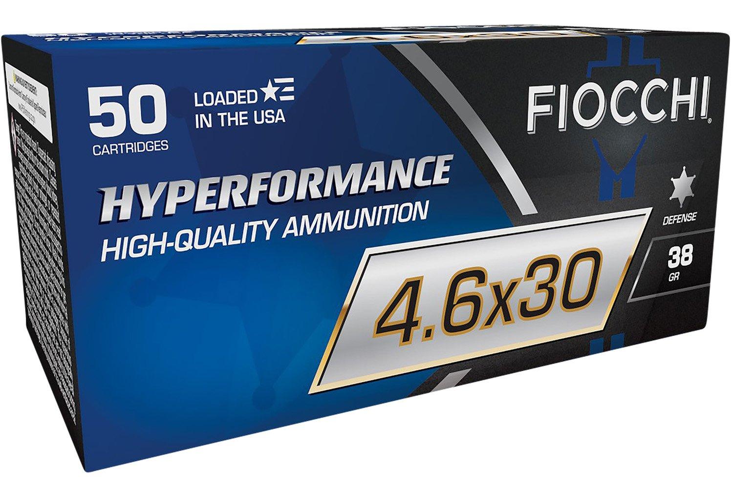 Fiocchi Hyperformance Defense 4.6x30mm Rifle Ammunition 50 Round Box