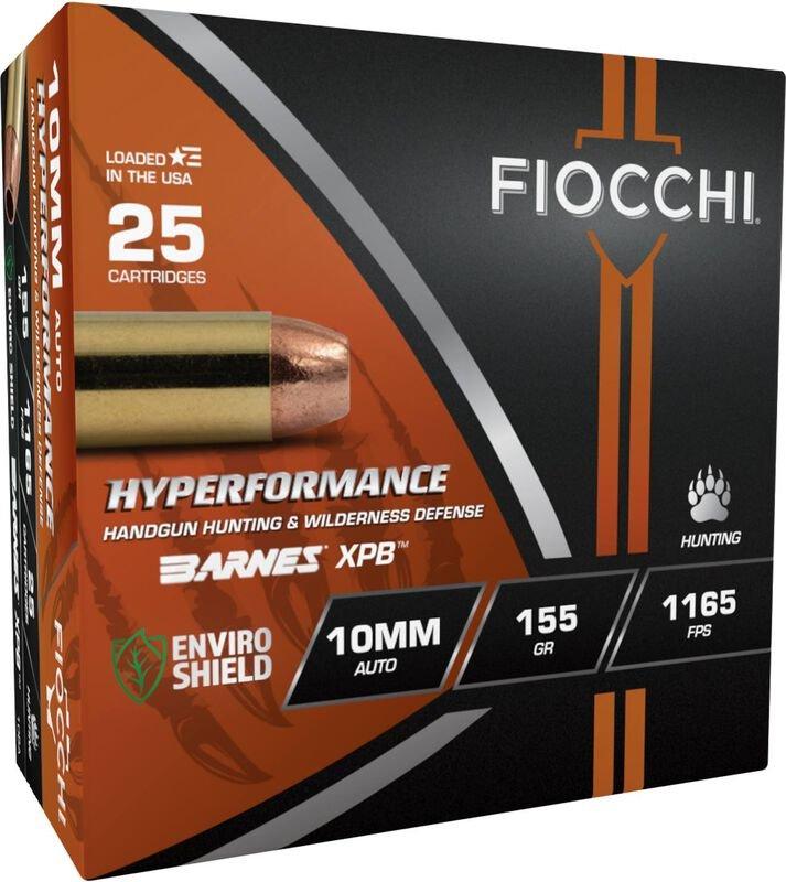Fiocchi Hyperformance Hunt Handgun 10mm Auto Handgun Ammunition 25 Round Box