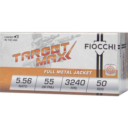 Fiocchi Target Max FMJ SCHEELS Exclusive 5.56x45mm NATO Rifle