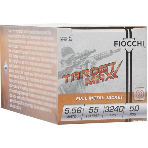 Fiocchi Target Max FMJ SCHEELS Exclusive 5.56x45mm NATO Rifle