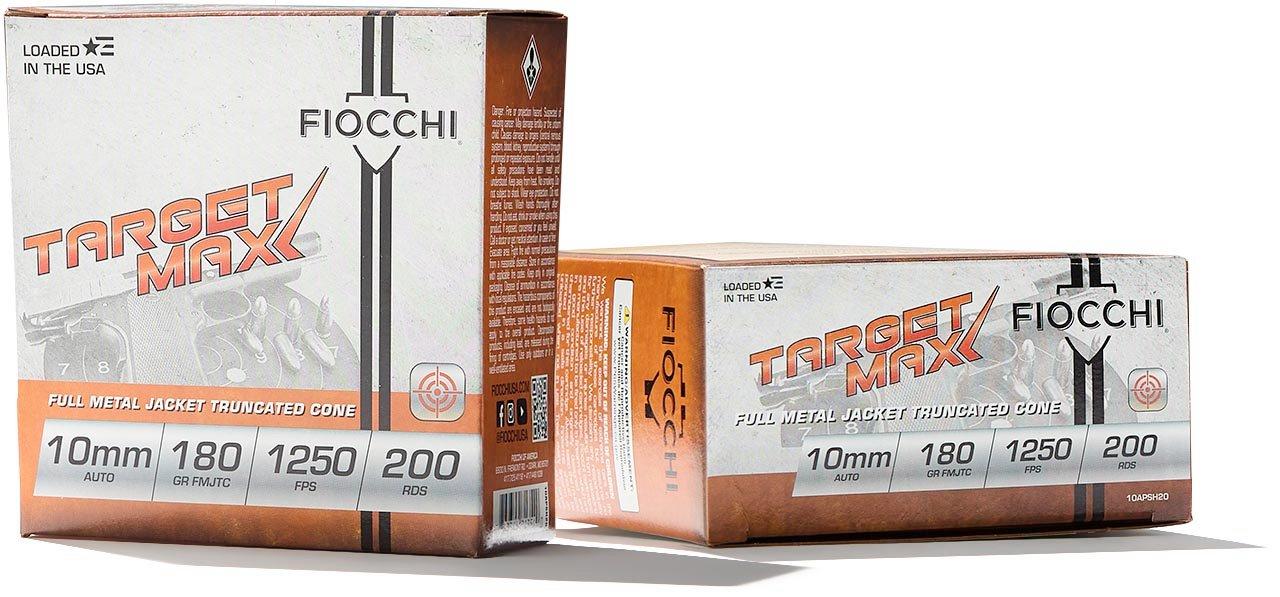 Fiocchi Target Max SCHEELS Exclusive 10mm Auto Handgun Ammunition 200 Round Box - Fiocchi