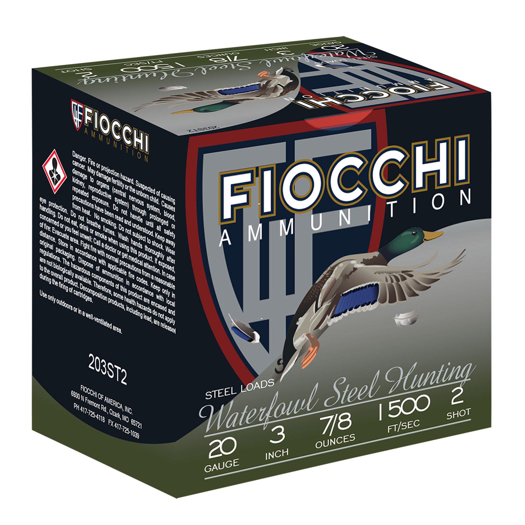 Fiocchi Flyway Series Waterfowl 20 Gauge Shotshells 25 Round Box