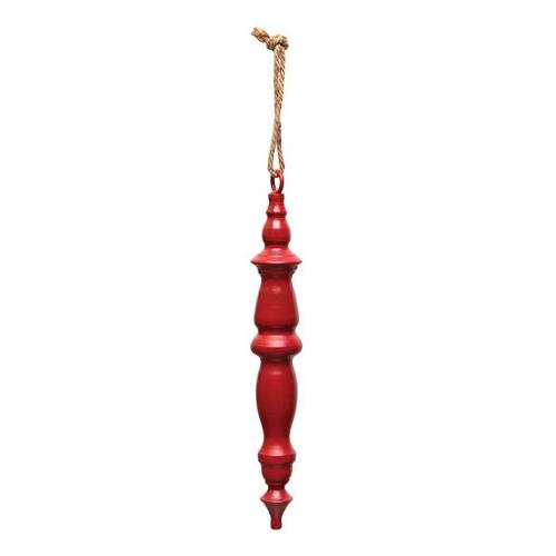 MeraVic Finial Matte Red Ornament - Primary Image