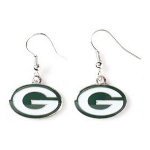 Aminco International Green Bay Packers Dangle Earring - Primary Image