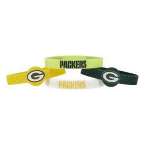 Aminco International Green Bay Packers 4pk Silicone Bracelet - Primary Image