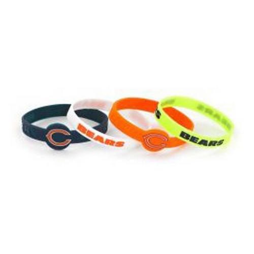 Aminco International Chicago Bears 4pk Silicone Bracelet - Primary Image
