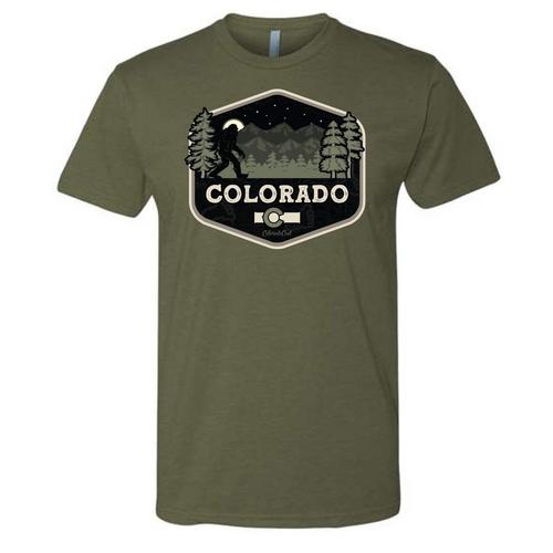Men's Colorado Cool Bigfoot Silhouette T-Shirt - Primary Image