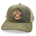 Colorado Cool Cutthroat Patch Trucker Snapback Hat - Thumbnail 1 of 2