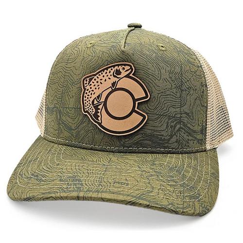 Colorado Cool Cutthroat Patch Trucker Snapback Hat - Primary Image