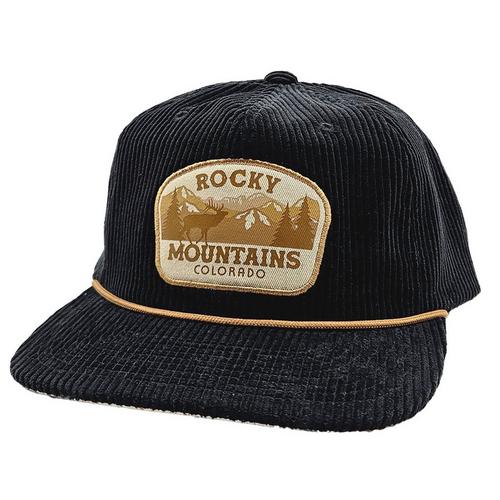 Colorado Cool Rocky Mtns. Corduroy Flat Snapback Hat - Primary Image