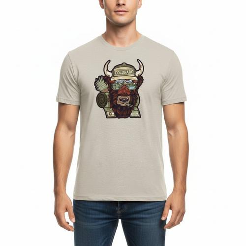 Men's Colorado Cool CO Bison T-Shirt - Primary Image