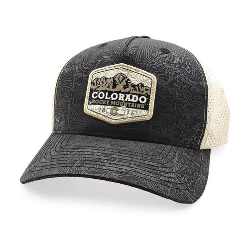 Colorado Cool Sneffels Topo Slight Curve Snapback Hat - Primary Image