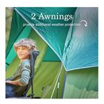 Coleman Sundome 6-Person Camping Tent - Thumbnail 12 of 14