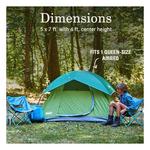 Coleman Sundome 2-Person Camping Tent - Thumbnail 6 of 7