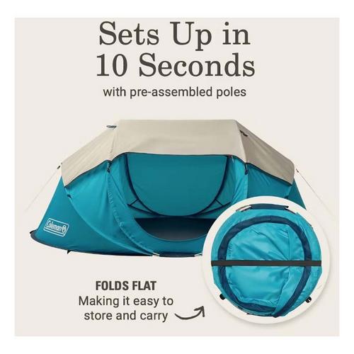 Coleman Camp Burst Pop-Up 2-Person Camping Tent - Primary Image