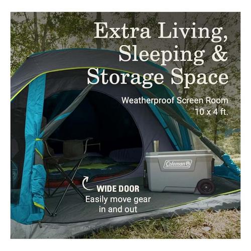 Coleman Screen Room Dark Technology 6-Person Camping Tent - Primary Image
