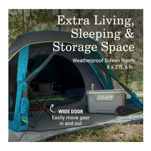 Coleman Skydome Screen Room Dark Technology 4-Person Camping Tent - Primary Image