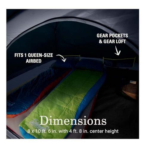 Coleman Skydome Screen Room Dark Technology 4-Person Camping Tent - Primary Image