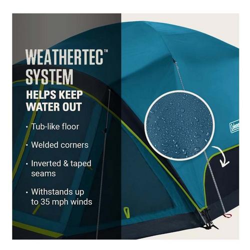 Coleman Skydome Screen Room Dark Technology 4-Person Camping Tent - Primary Image