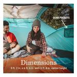 Coleman Burst Pop-Up 4-Person Camping Tent - Thumbnail 4 of 5