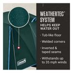 Coleman Skydome 4-Person Camping Tent With Full-Fly Vestibule - Thumbnail 10 of 12