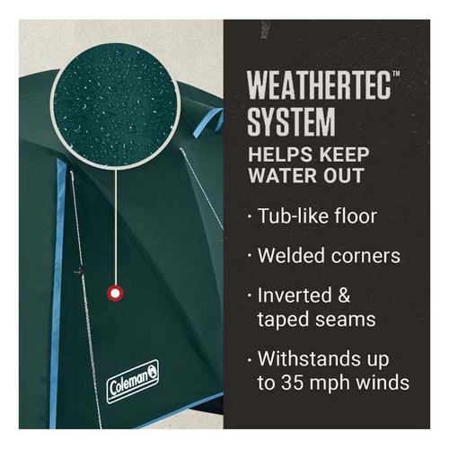 Coleman Skydome 4-Person Camping Tent With Full-Fly Vestibule - Primary Image