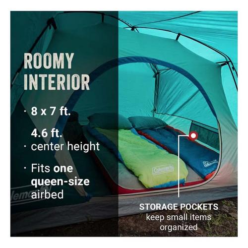 Coleman Skydome 4-Person Camping Tent With Full-Fly Vestibule - Primary Image