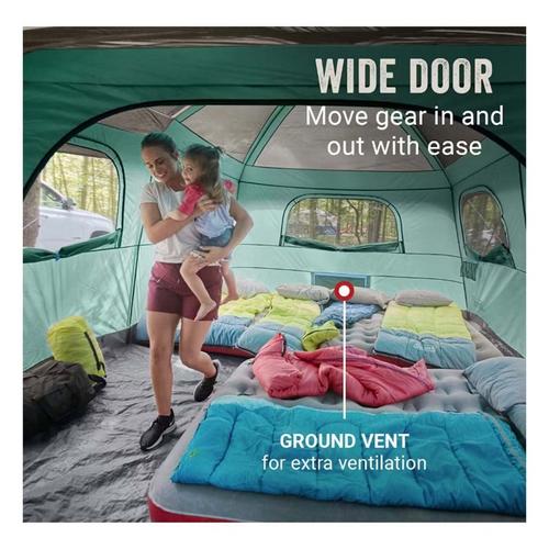 Coleman Skylodge 12-Person Camping Tent With Screen Room - Primary Image