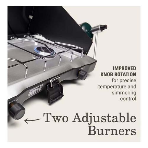 Coleman Triton 2-Burner Propane Camping Stove - Primary Image