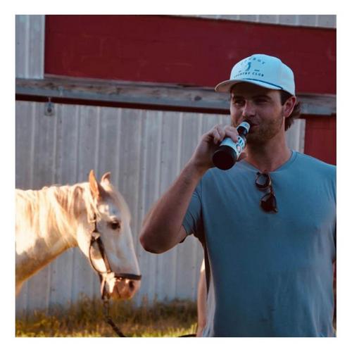 Cowboy Country Club Golfer Roped Snapback Golf Hat - Primary Image