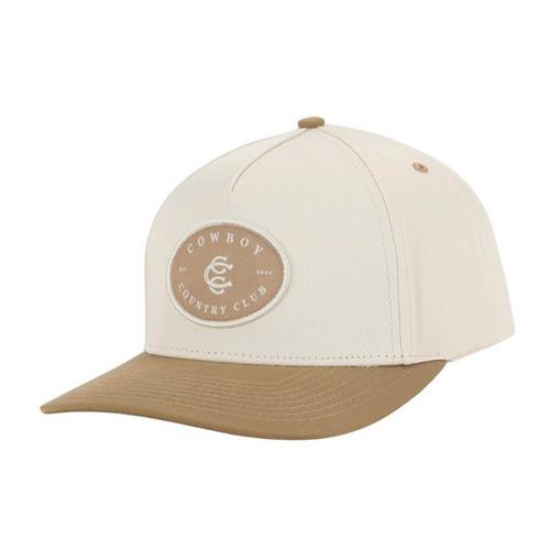 Cowboy Country Club Two Tone Cotton Snapback Golf Hat - Primary Image
