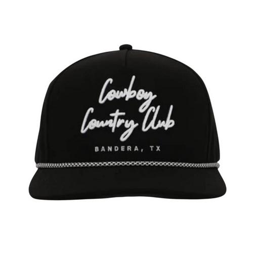 Cowboy Country Club Cursive Roped Snapback Golf Hat - Primary Image