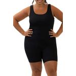 Women's GK Elite Sportswear Dolfin Solid Aquatard One Piece Swimsuit - Thumbnail 3 of 4