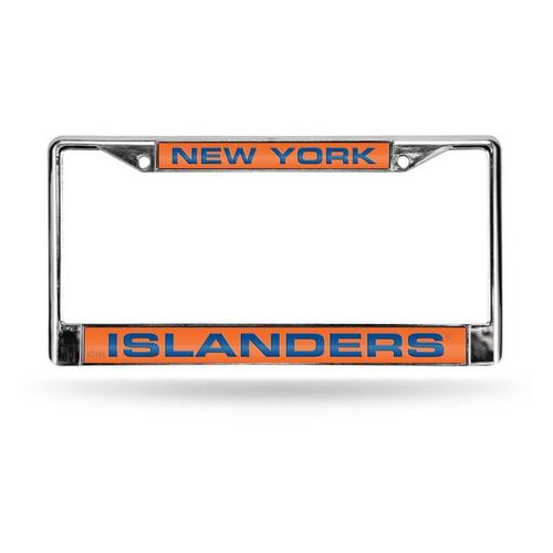 Rico Industries New York Islanders Laser Cut Chrome License Plate Frame - Primary Image
