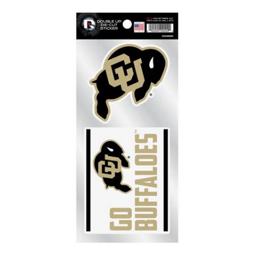 Rico Industries Colorado Buffaloes Double Up Decal - Primary Image