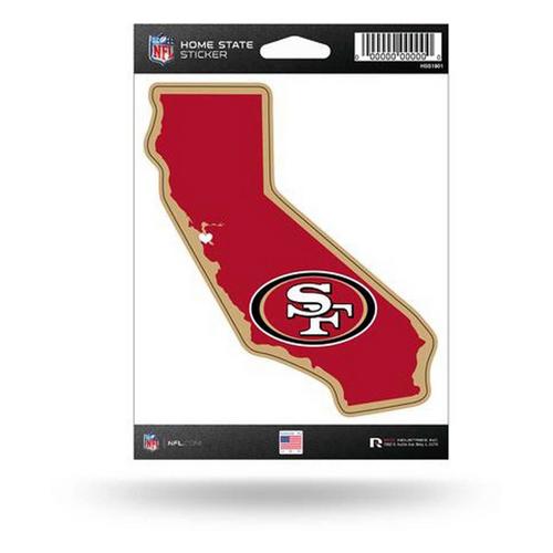 Rico Industries San Francisco 49ers Home State Sticker - Primary Image