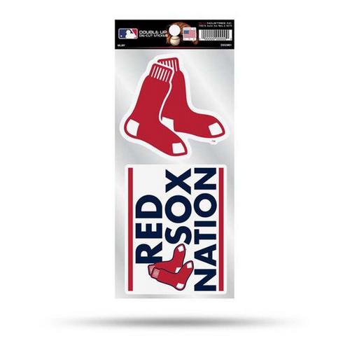 Rico Industries Boston Red Sox Double Up Decals - Primary Image