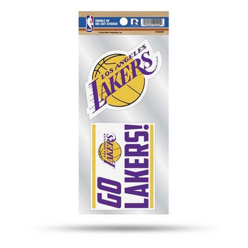 Rico Industries Los Angeles Lakers Double Up Decal - Primary Image