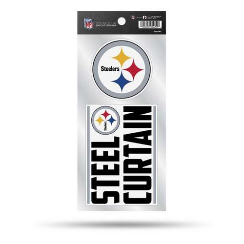 Rico Industries Pittsburgh Steelers Double Up Decals - Primary Image