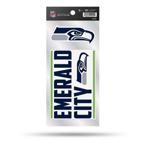 Rico Industries Seattle Seahawks Double Up Decals - Primary Image